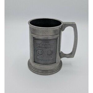 DURACAST HANDCRAFTED USA JAPAN NTT AT&T PEWTER STEIN‎ MUG RARE